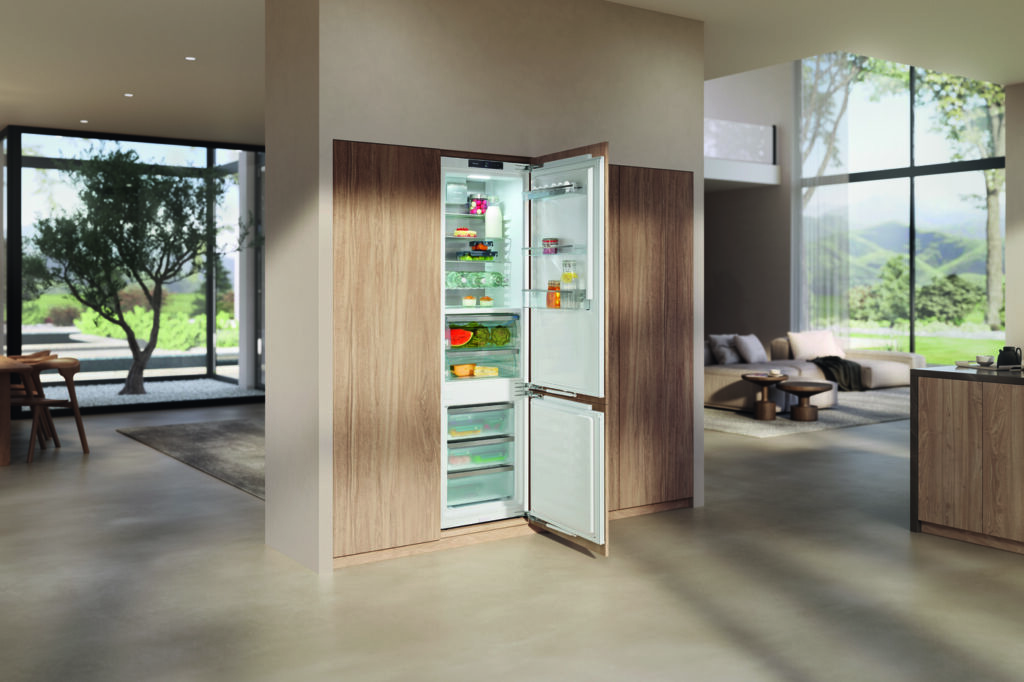 Miele Einbaukühlschrank mit moderner Frischetechnologie in Designküche